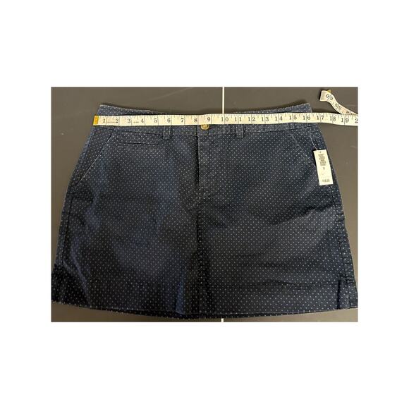 New! Old Navy "The Perfect Khakis" dark blue skirt, size 8 preppy casual - Picture 6 of 8